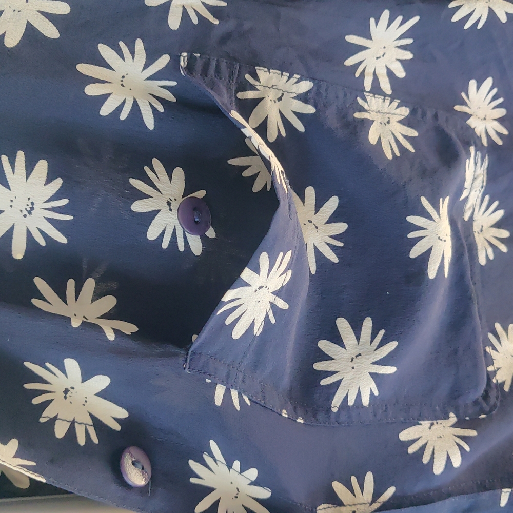 Navy blue button - Picture 2 of 6